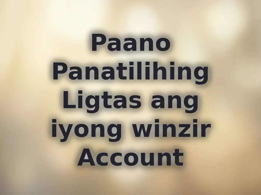 Security Tips